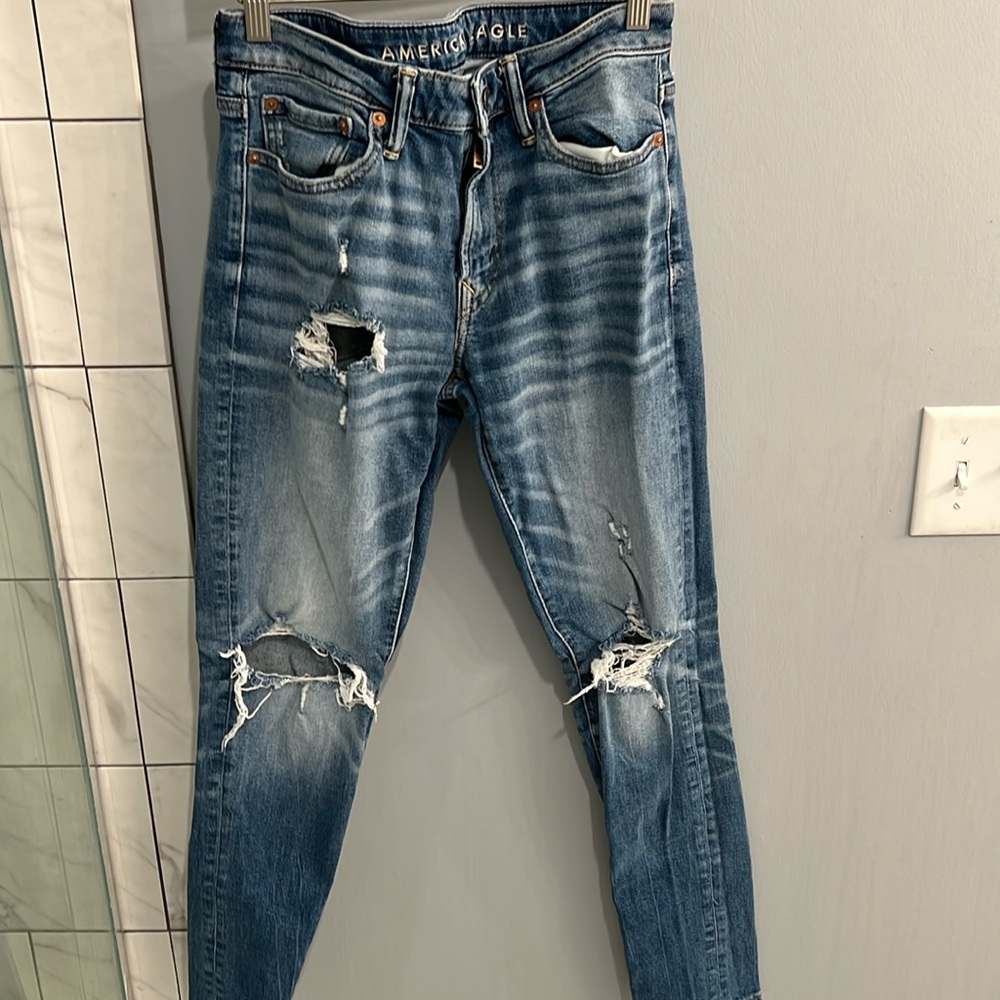 American Eagle Athletic Skinny Jeans 29x32